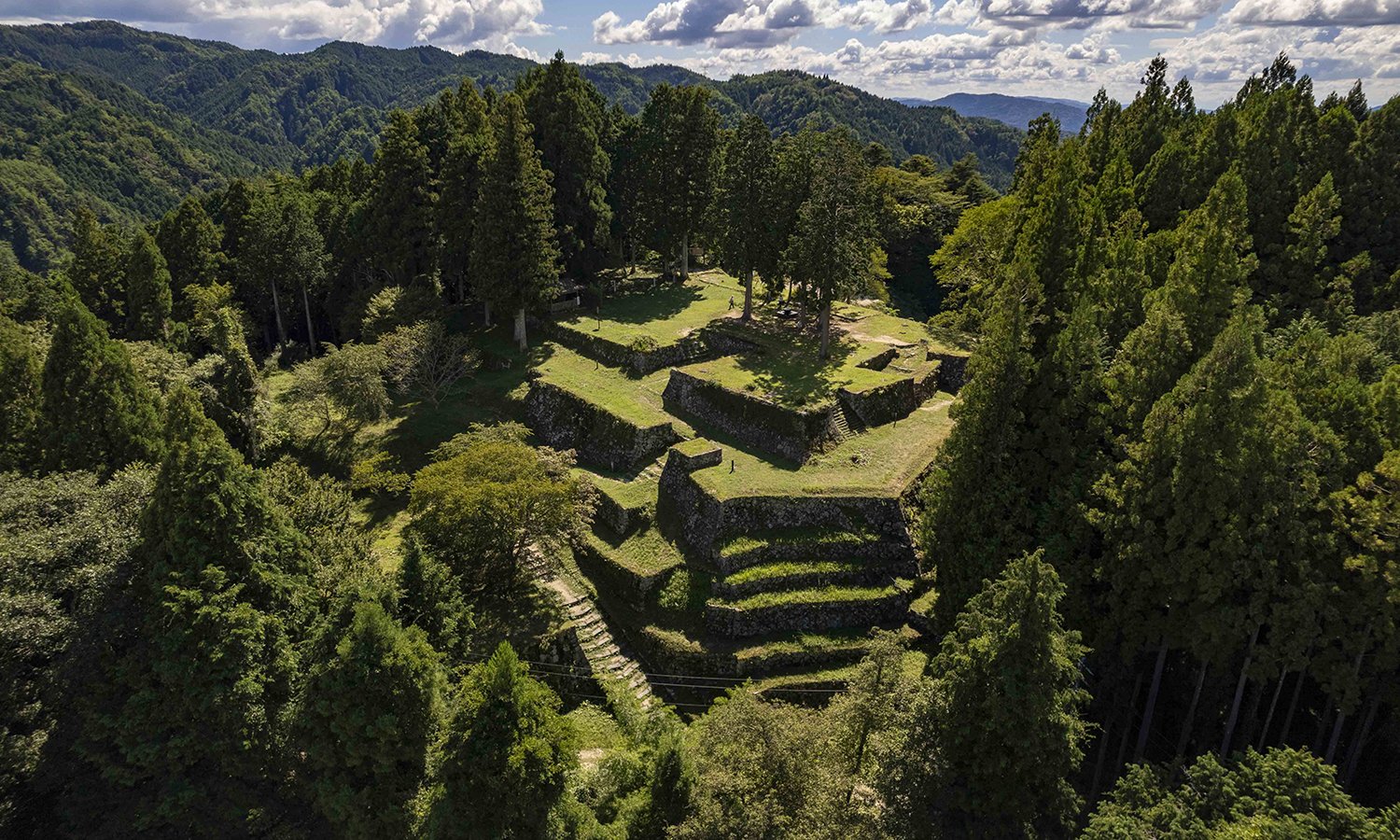 Iwamura, a castle town in the mountains